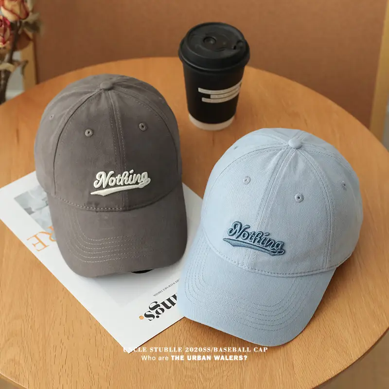 Stubble Beige Baseball Cap with Embroidered Logo — feature 8
