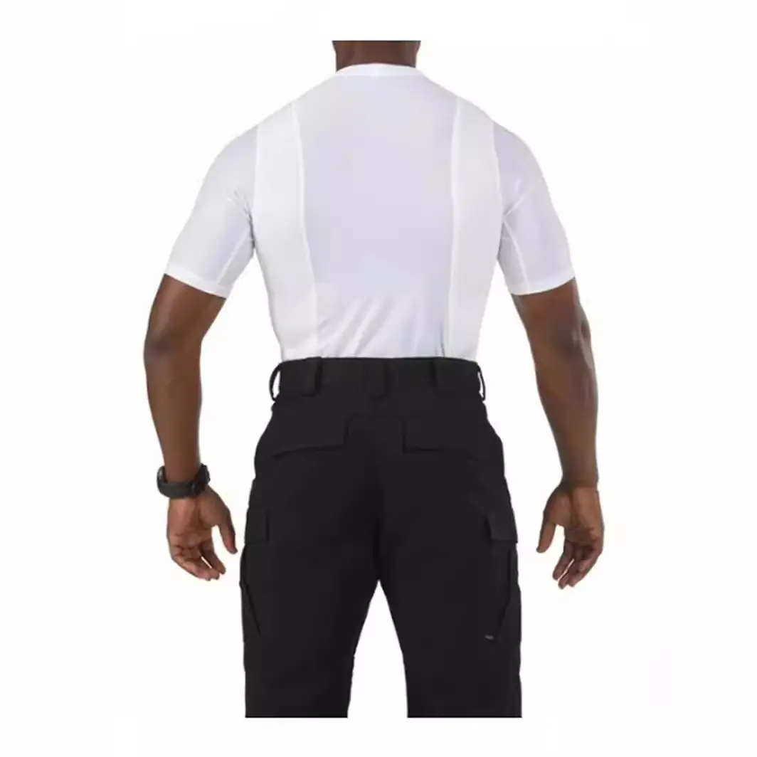 2025 Unisex High-Stretch Concealed Holster T-Shirt White - Image 10
