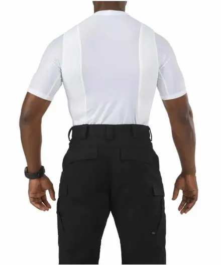 2025 Unisex High-Stretch Concealed Holster T-Shirt White — feature 16