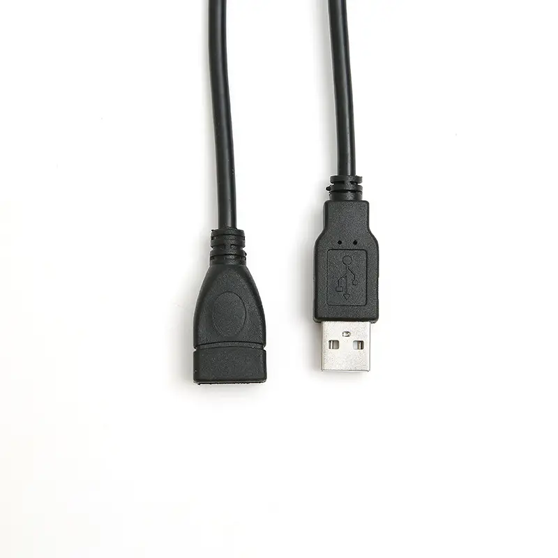 USB 2.0 Extension Cable Black Male to Female with Magnetic Ring - Image 3