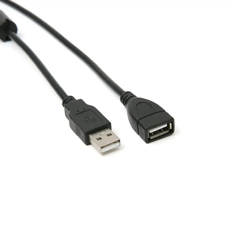 USB 2.0 Extension Cable Black Male to Female with Magnetic Ring - Image 5