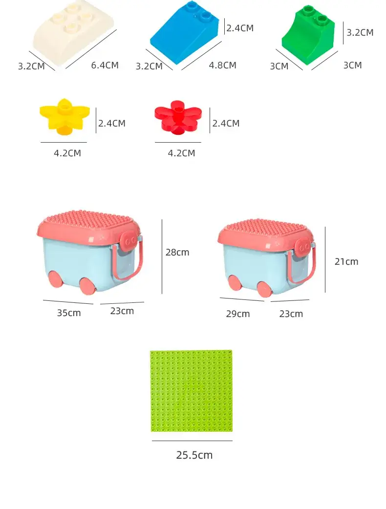 Large Colorful Building Blocks for Kids Educational Toy — feature 27