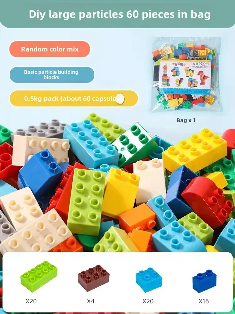 Large Colorful Building Blocks for Kids Educational Toy - Image 10
