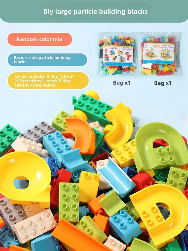 Large Colorful Building Blocks for Kids Educational Toy - Image 7
