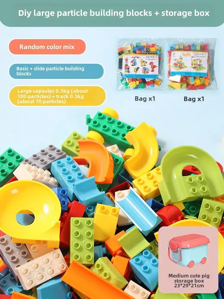 Large Colorful Building Blocks for Kids Educational Toy - Image 8