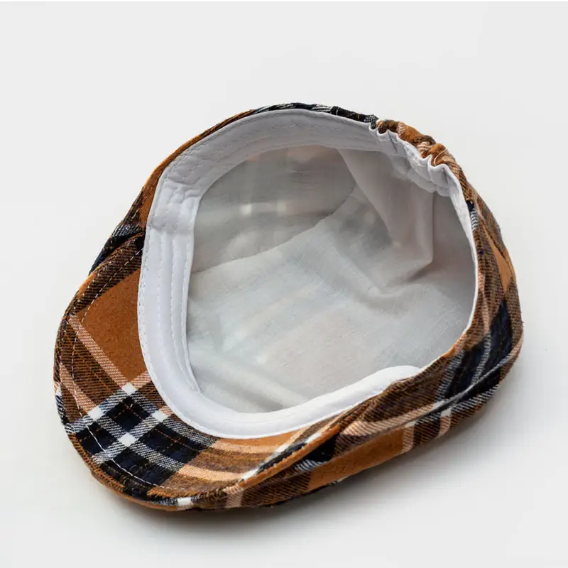 Plaid Baby Cap for Boys Spring Autumn Wear - Image 3