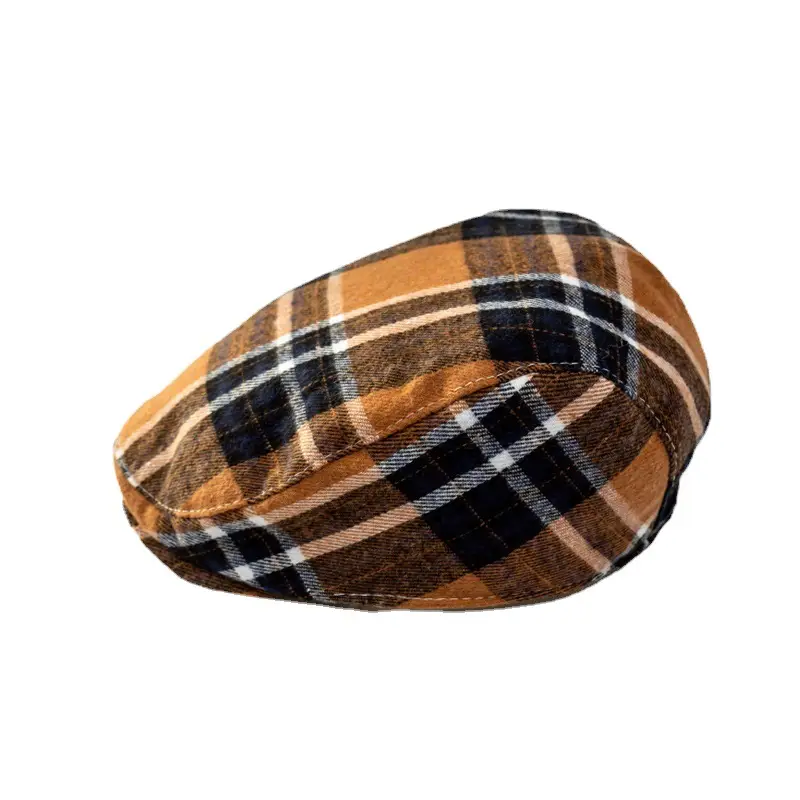 Plaid Baby Cap for Boys Spring Autumn Wear - Image 5