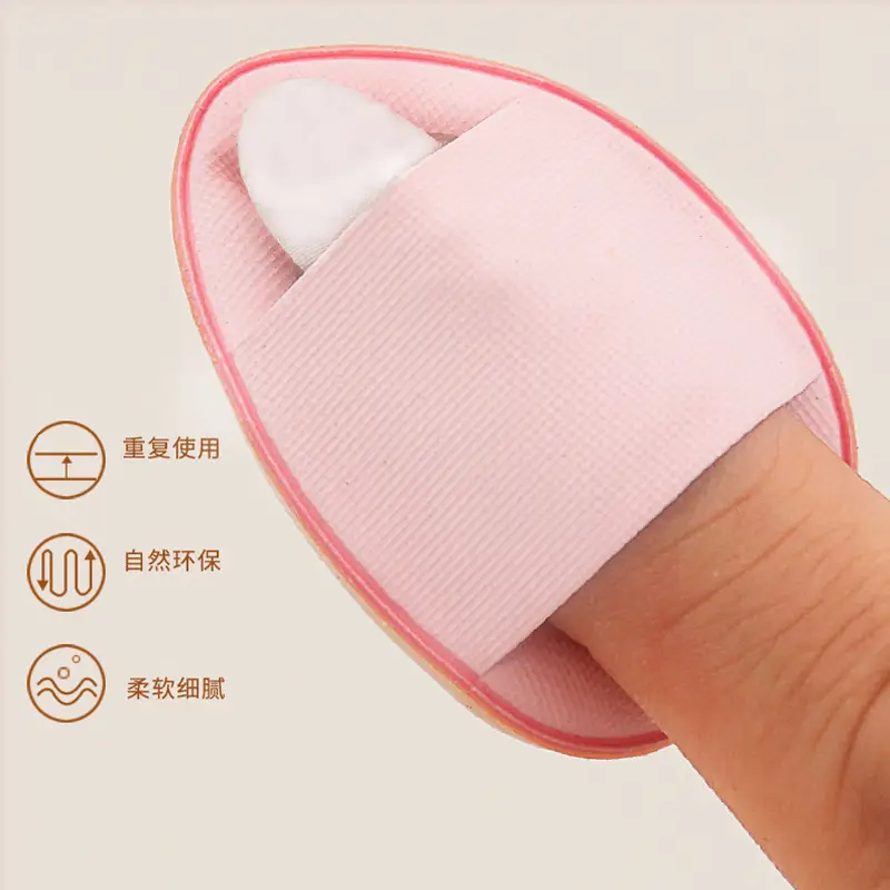 Finger Tinted Cushion Puff Multi Color Mini Dry Wet - Image 7