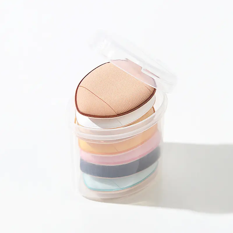 Finger Tinted Cushion Puff Multi Color Mini Dry Wet - Image 9
