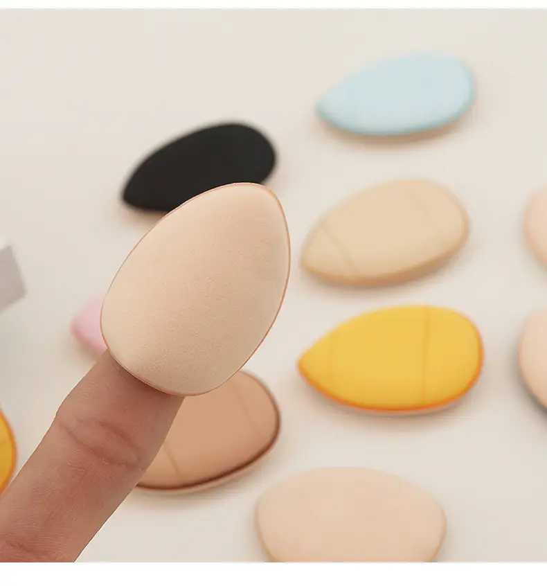 Finger Tinted Cushion Puff Multi Color Mini Dry Wet — feature 13