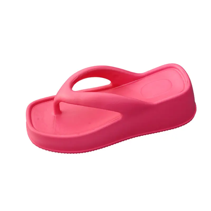 Women Neon Wedge Sandals Flat Heel