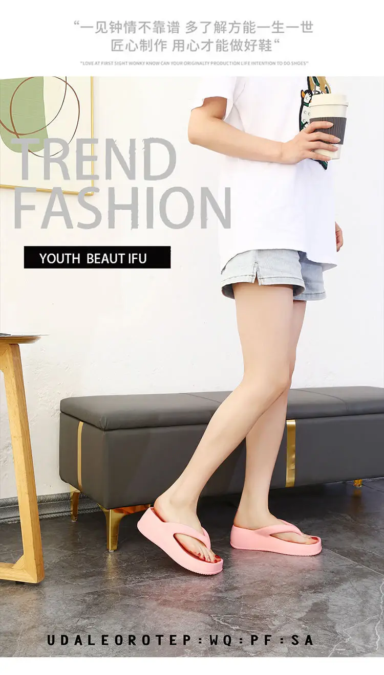 Women Neon Wedge Sandals Flat Heel — feature 1
