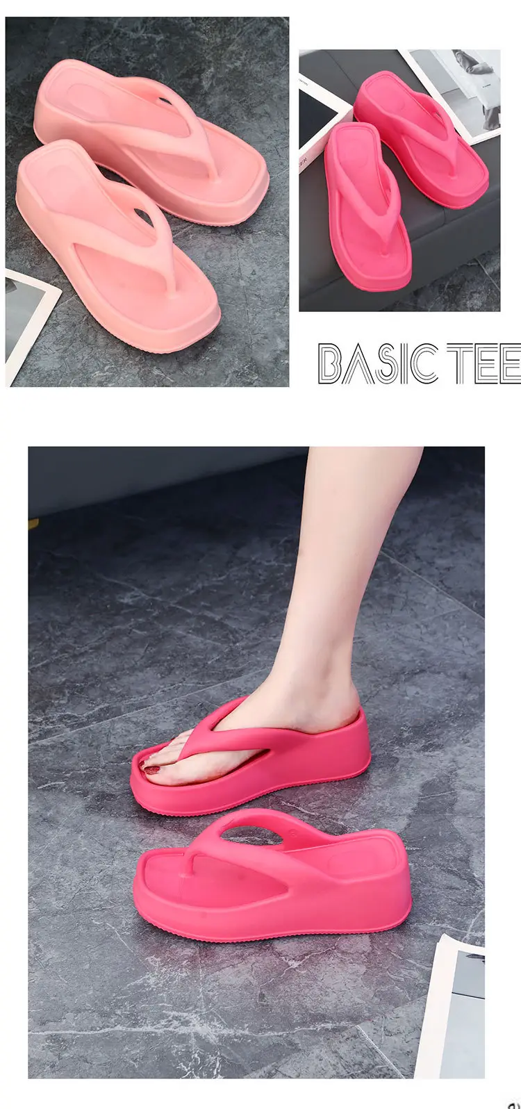 Women Neon Wedge Sandals Flat Heel — feature 11