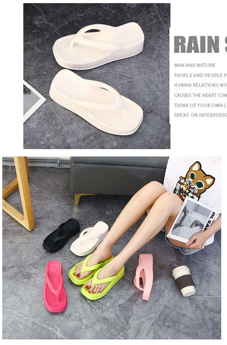 Women Neon Wedge Sandals Flat Heel — feature 17