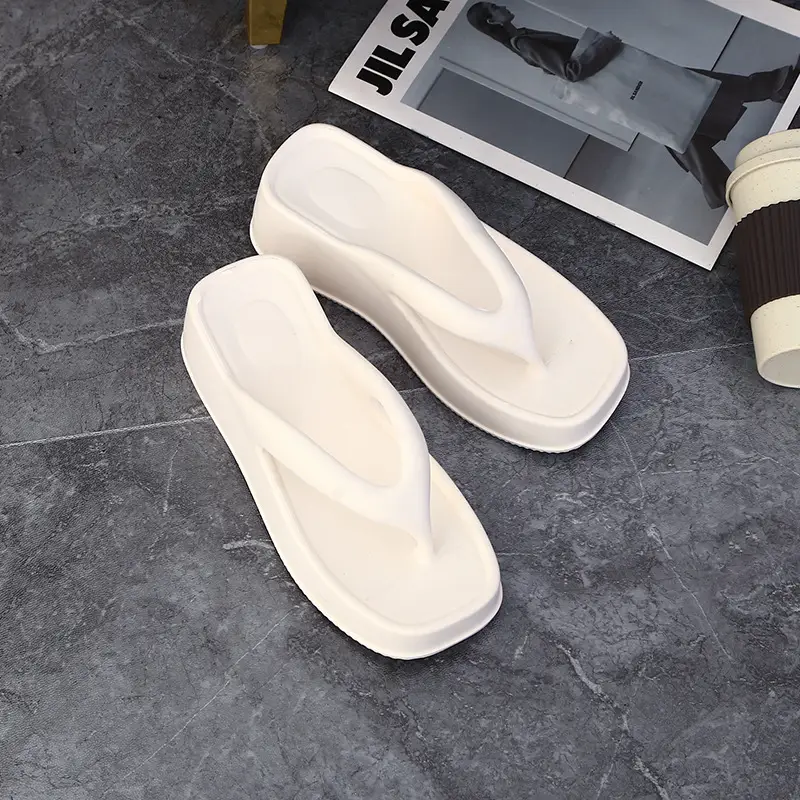 Women Neon Wedge Sandals Flat Heel