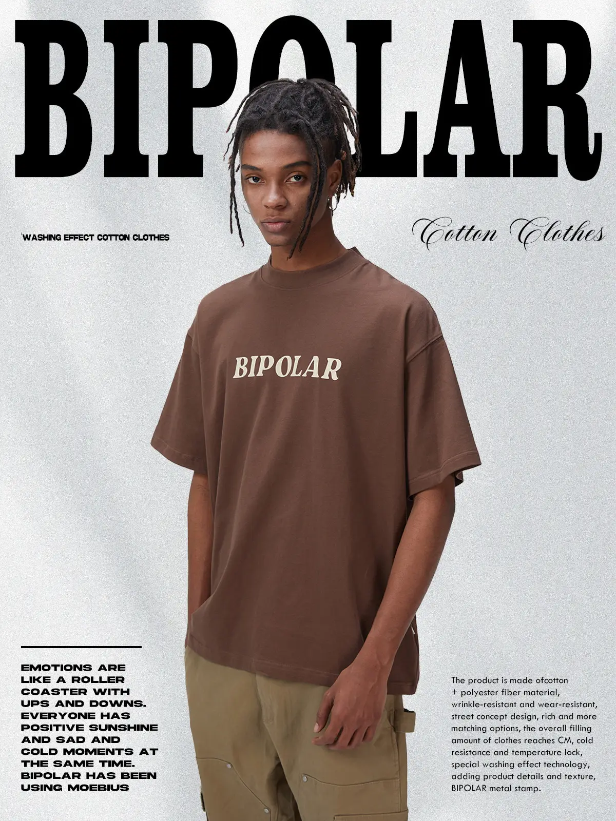 Birclar New Logo Off-White T-Shirt American High Street Hip-Hop Pure Cotton Multi-Color Trendy Brand Loose Round Neck Couple Short Sleeves — feature 1
