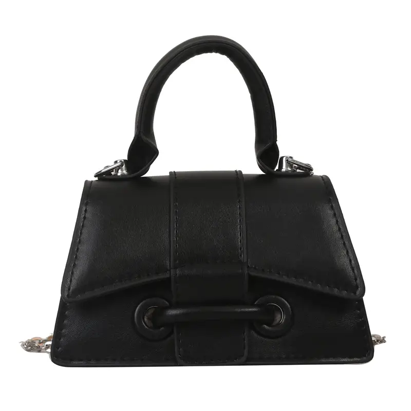 Silver Chain Handbag Small Western Style - Image 10
