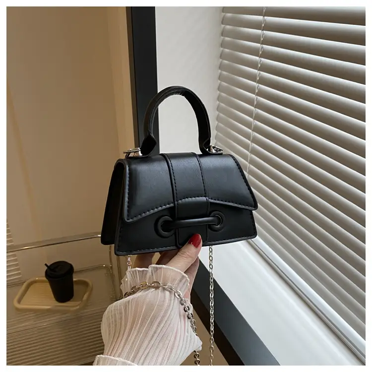 Silver Chain Handbag Small Western Style — feature 24