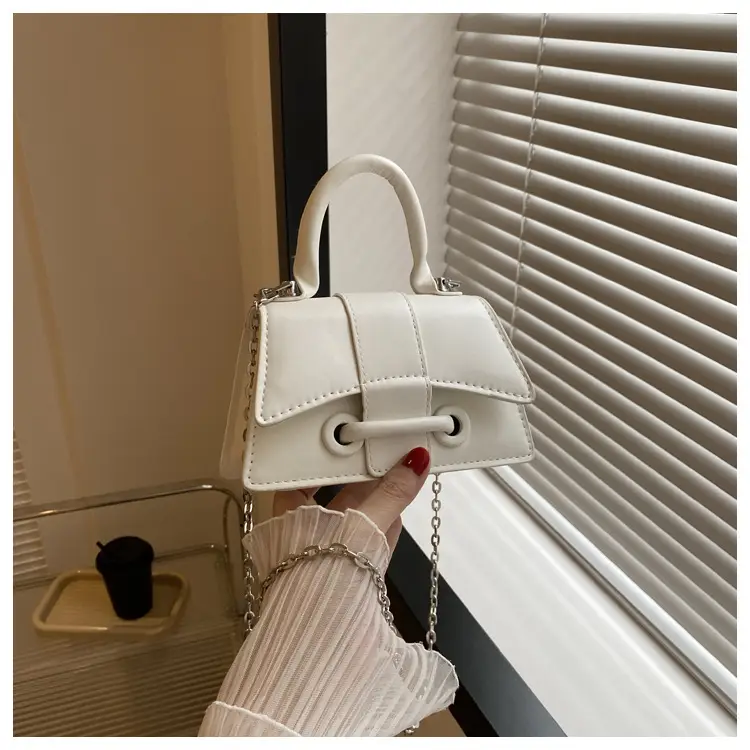 Silver Chain Handbag Small Western Style — feature 26