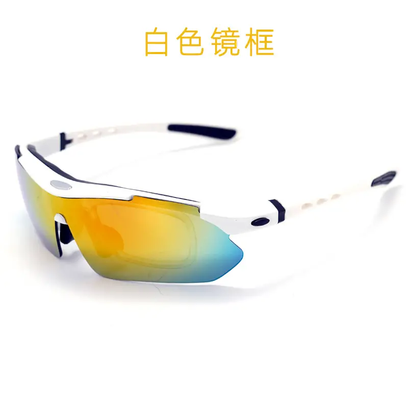 Polarized Sunglasses with Silver Frame for Men Women