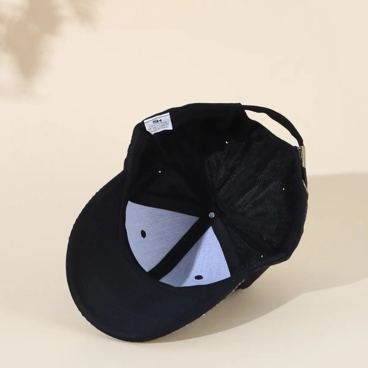 Women's Black Rhinestone Cap Summer Fashion - Image 13