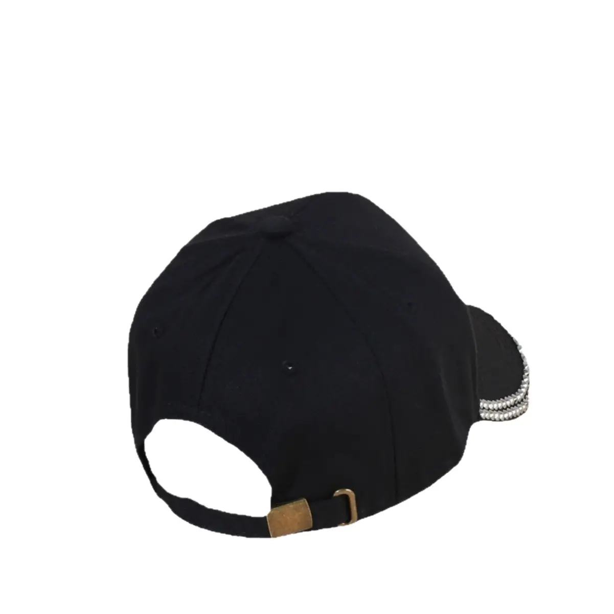Women's Black Rhinestone Cap Summer Fashion - Image 14