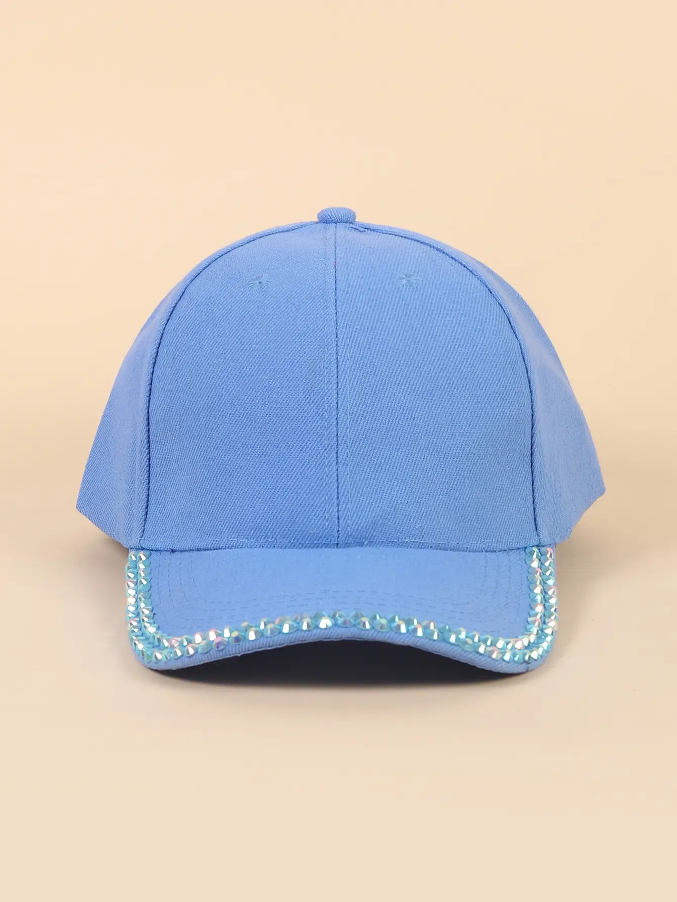 Women's Black Rhinestone Cap Summer Fashion — feature 16