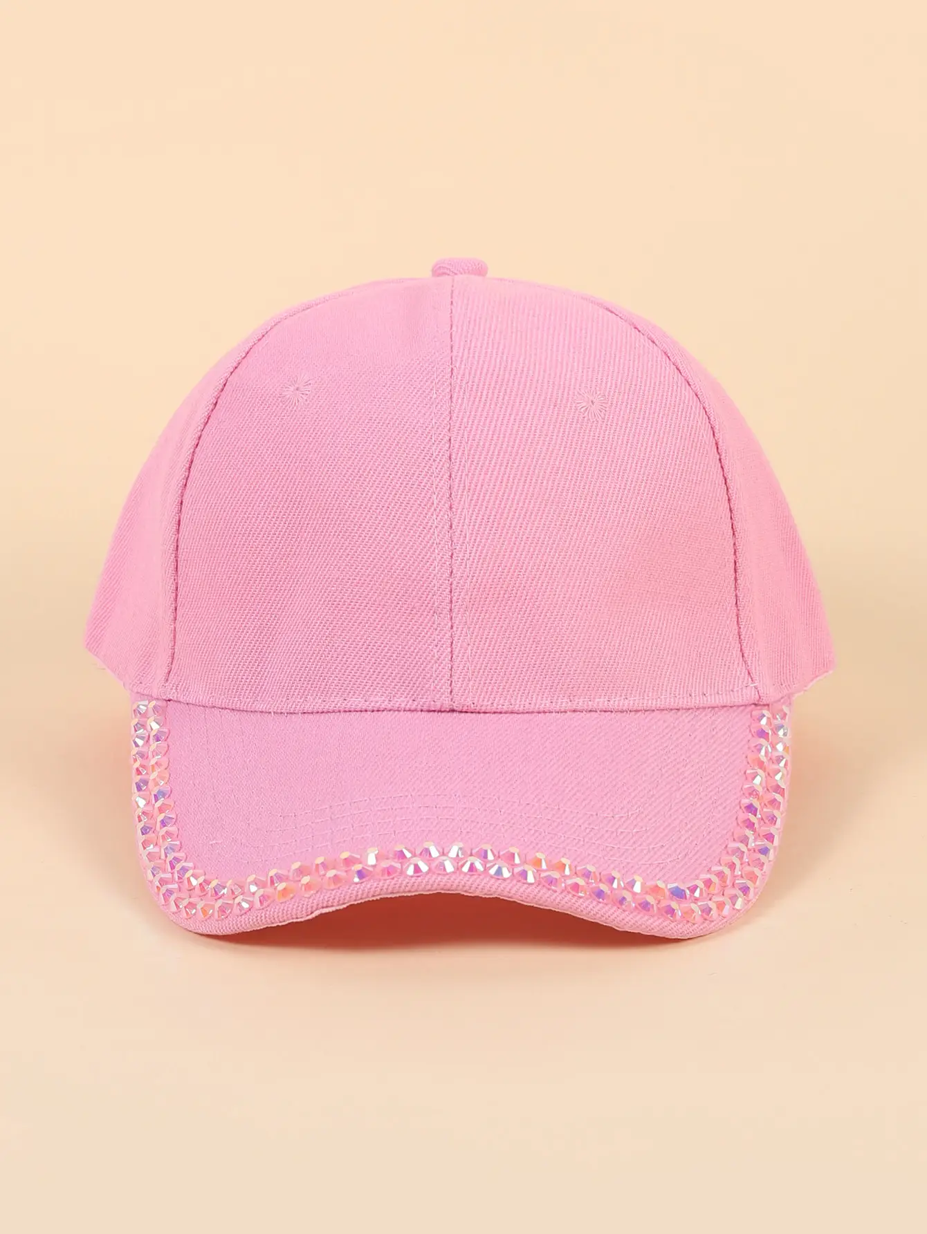 Women's Black Rhinestone Cap Summer Fashion — feature 25