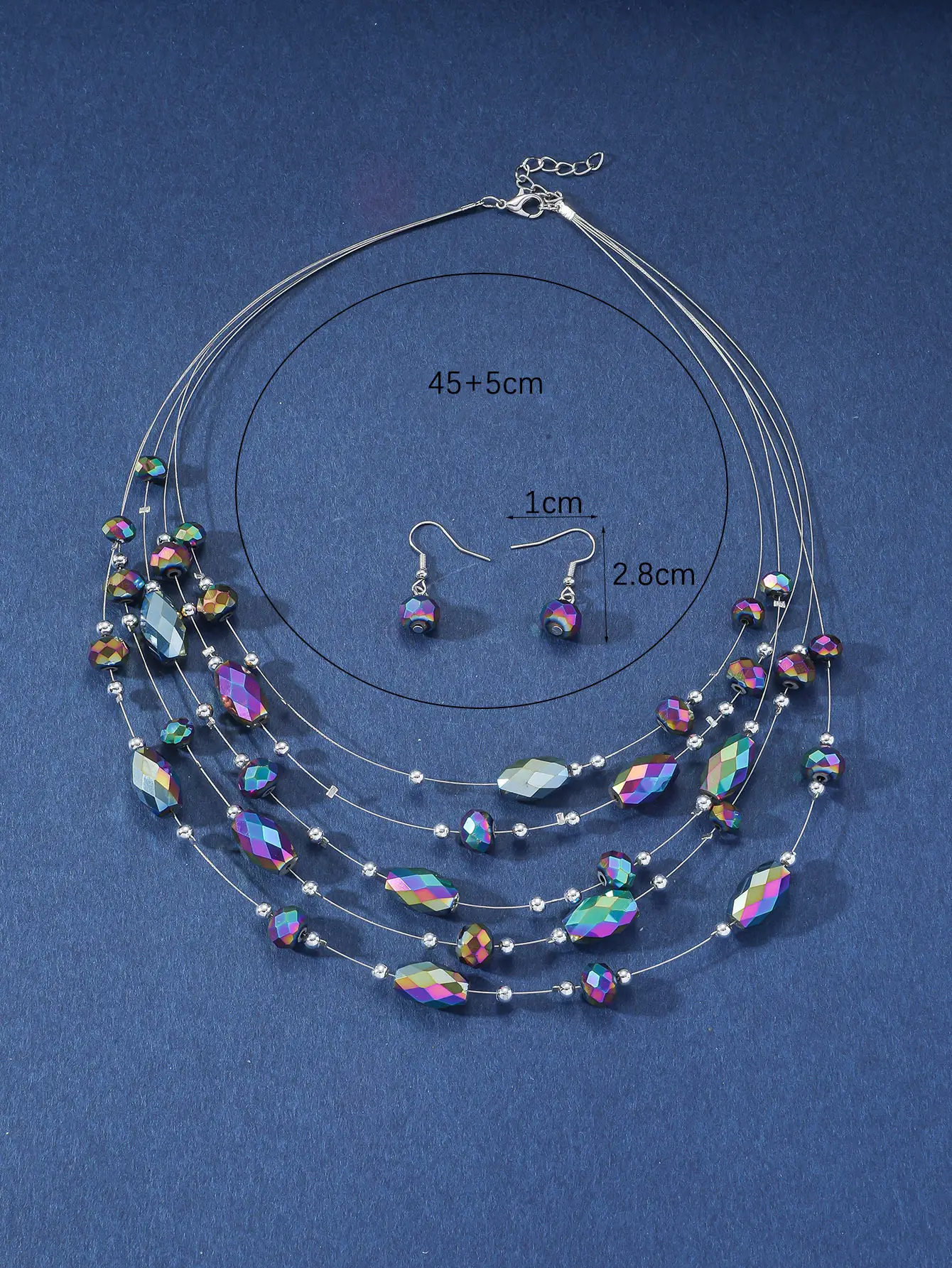 New Gorgeous Fashion Heart Pink Beaded Ins Elegant Simple Three-Piece Women's Jewelry Set — feature 31