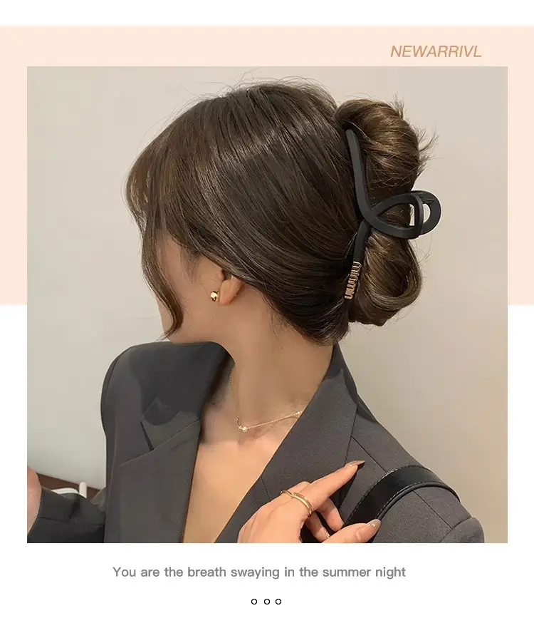Elegant High-end Hair Clip for Women Large Back — feature 22