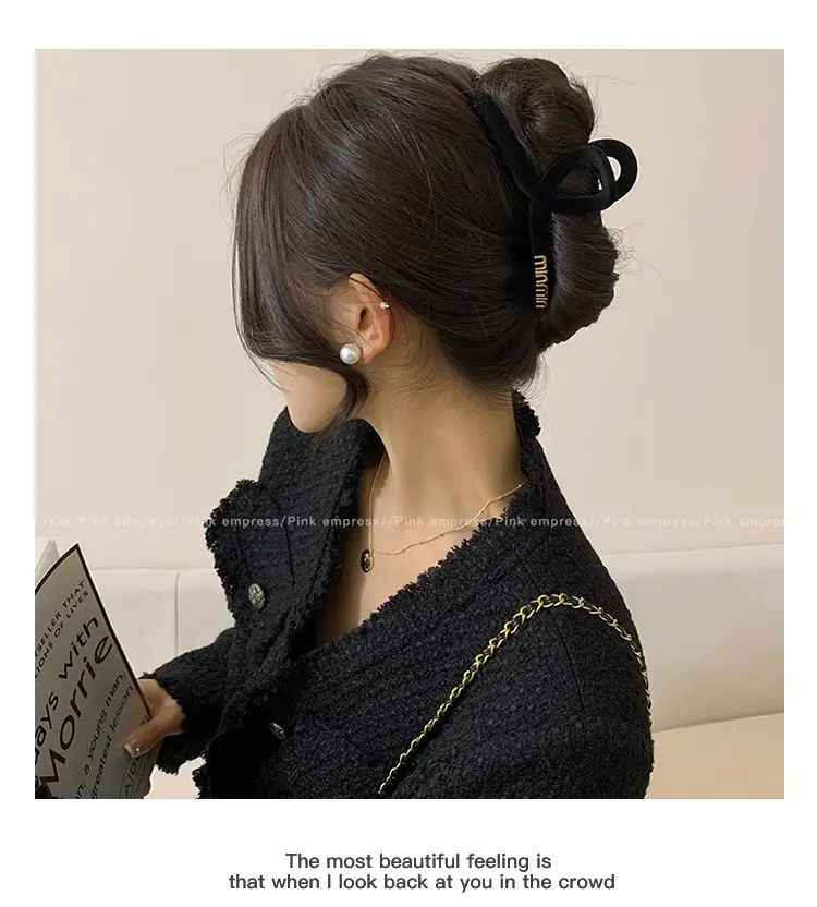 Elegant High-end Hair Clip for Women Large Back — feature 24