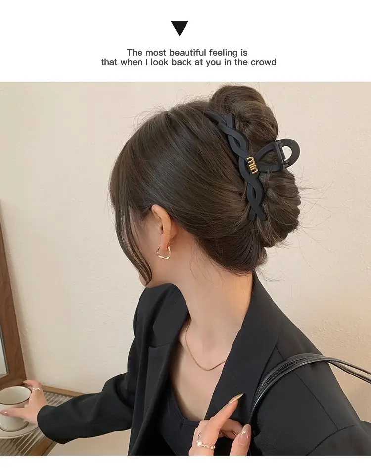 Elegant High-end Hair Clip for Women Large Back — feature 29
