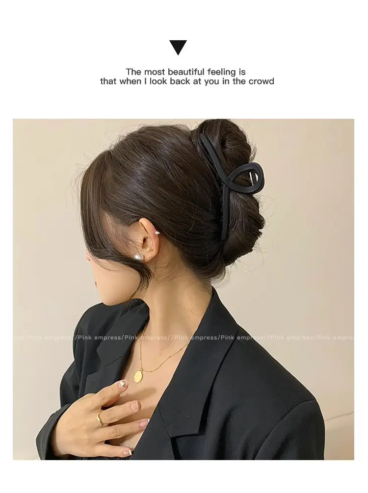 Elegant High-end Hair Clip for Women Large Back — feature 33