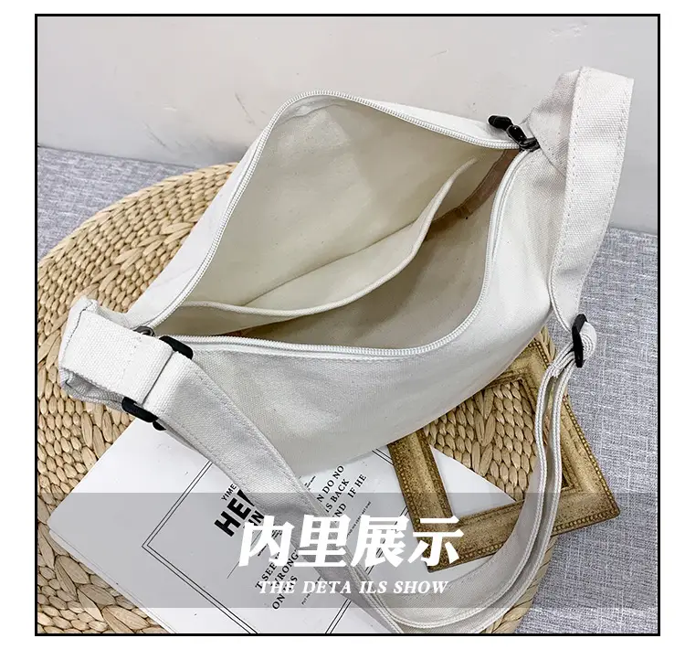 2025 New Dumpling Crossbody Bag White Black Korean Style — feature 4