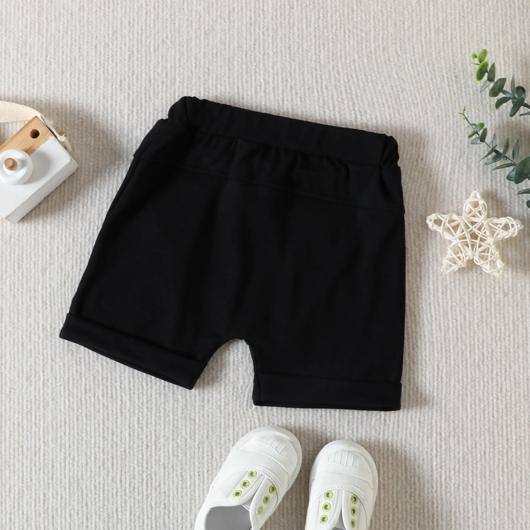 2023 Summer Baby Men Striped Shorts T-Shirt Set — feature 15