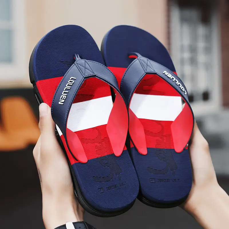 Summer New Style Flip Flops Men's Outer Wear Trendy Casual Beach Men's Flip Flops Anti-Slip Sandals Household - Image 7