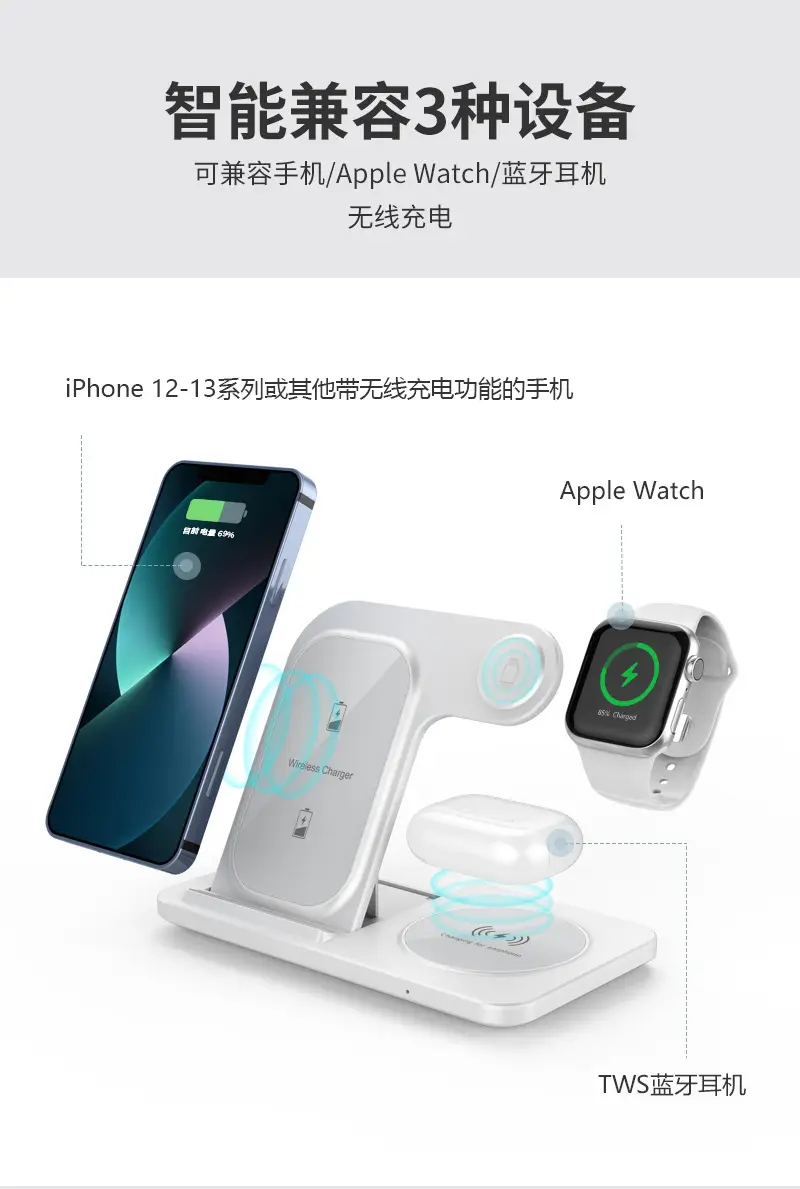 Wireless Charging Stand for Phone & Tablet Magnetic Fast Charge — feature 3