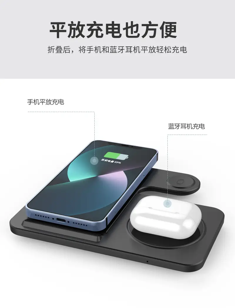 Wireless Charging Stand for Phone & Tablet Magnetic Fast Charge — feature 7