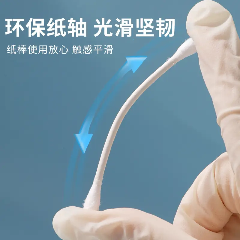 Premium Disposable Cotton Swabs 100/Bucket Medical Grade - Image 5