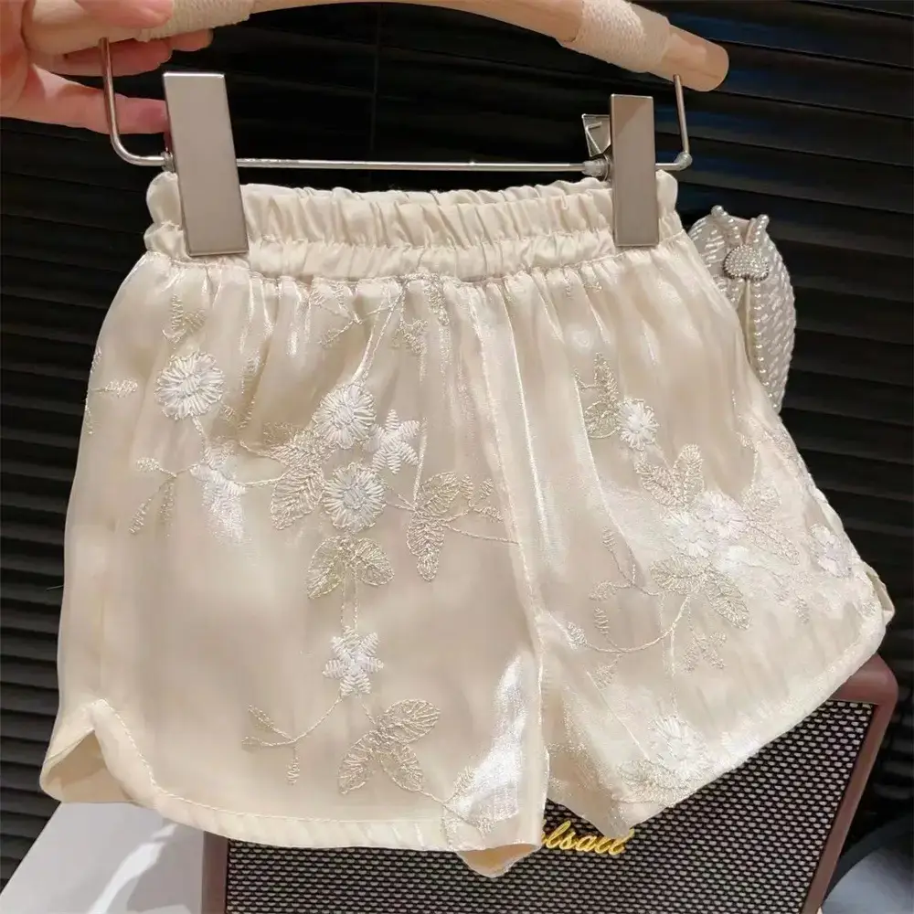 New Girls Beaded Shorts Set 2025 Summer — feature 11