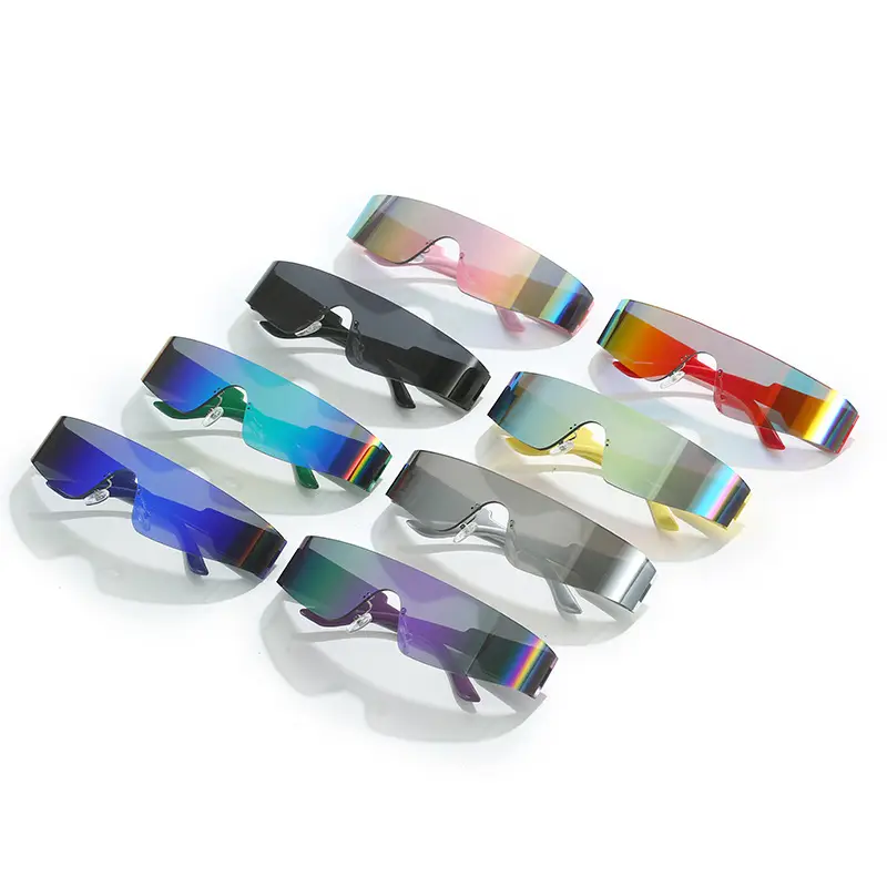 Purple Gradient Sunglasses with Real Film Coating - Image 11