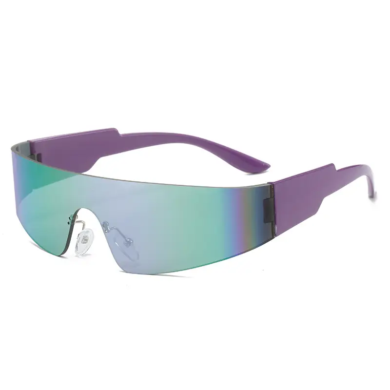 Purple Gradient Sunglasses with Real Film Coating - Image 13
