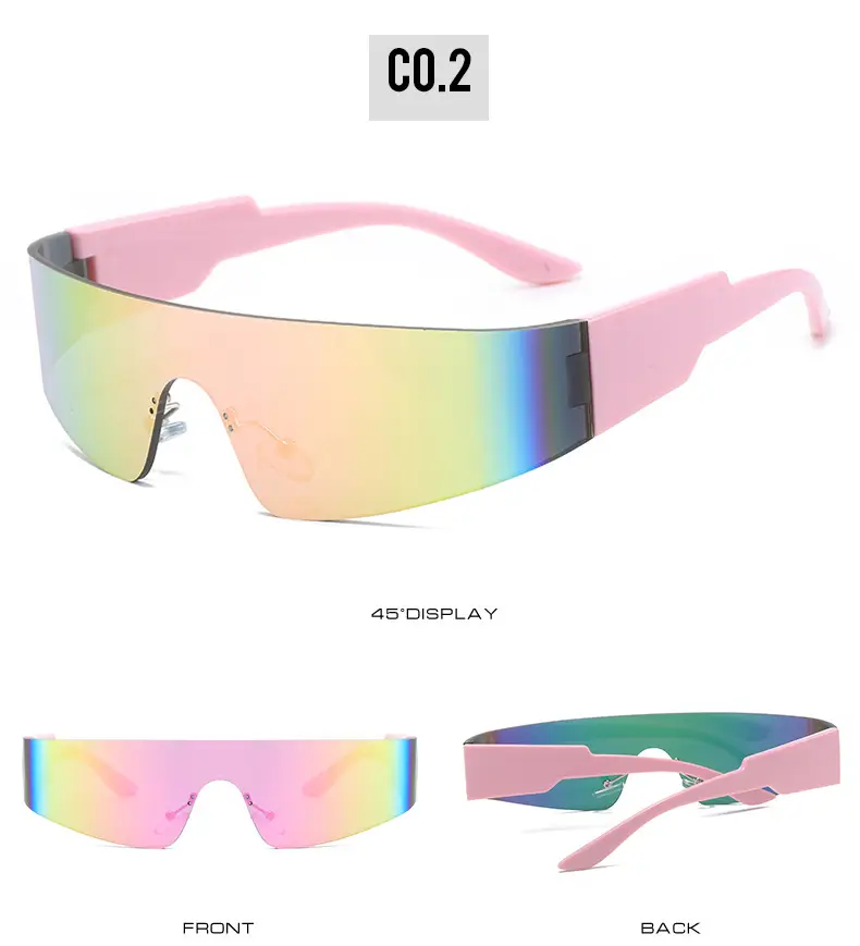 Purple Gradient Sunglasses with Real Film Coating — feature 8