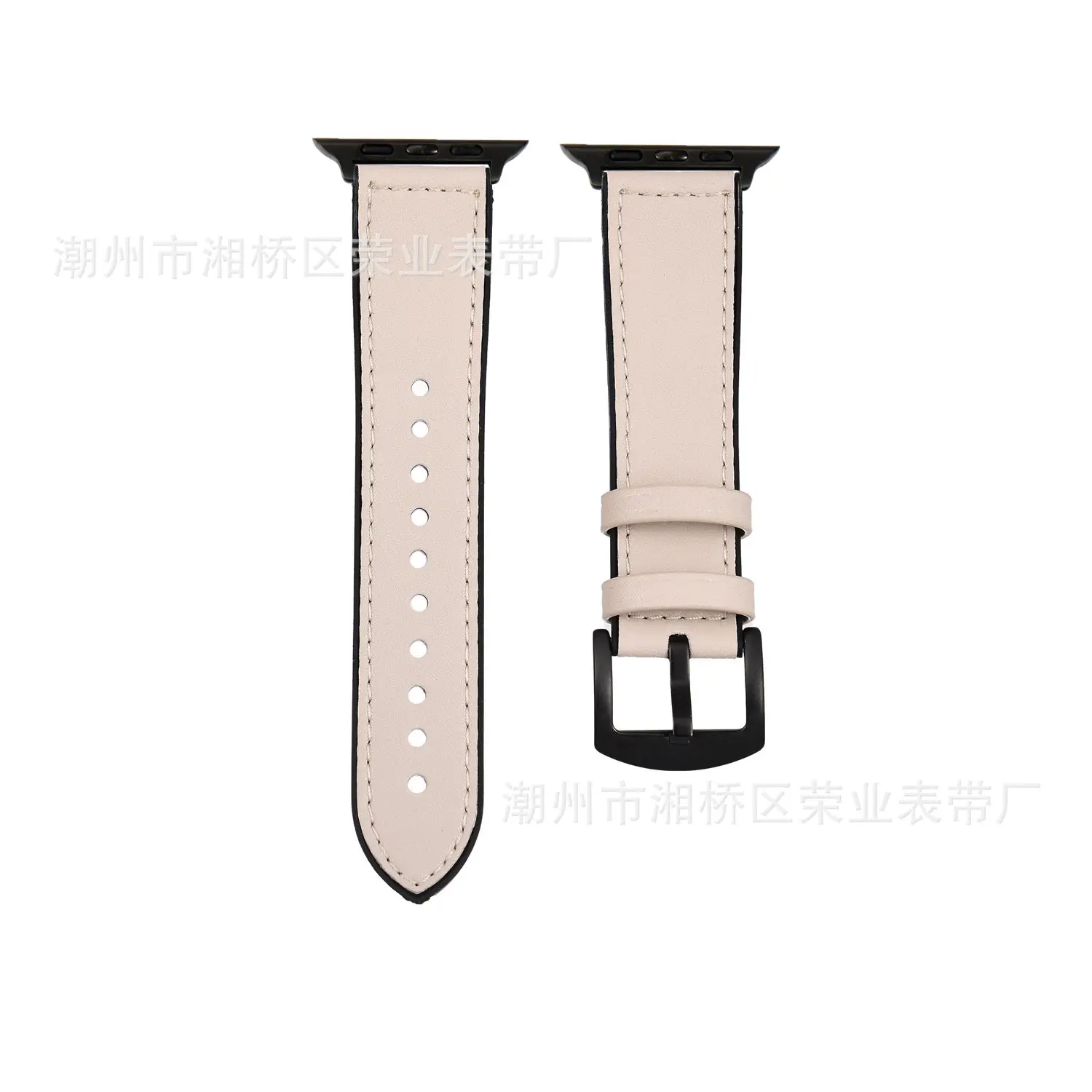 Apple Watch 6543 Gen Band Silicone Leather Strap Brown