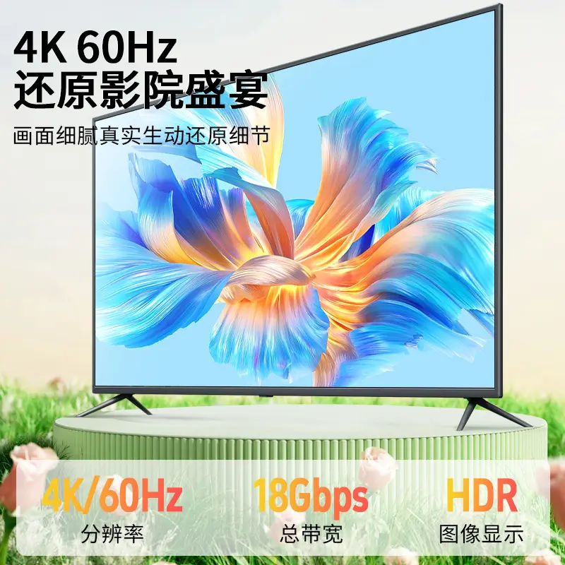 Jinghua 4K HDMI Cable 19+1 Set-Top Box Projector