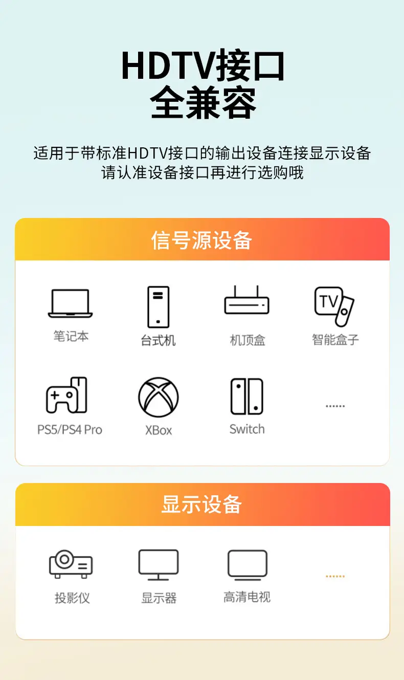 Jinghua 4K HDMI Cable 19+1 Set-Top Box Projector — feature 14