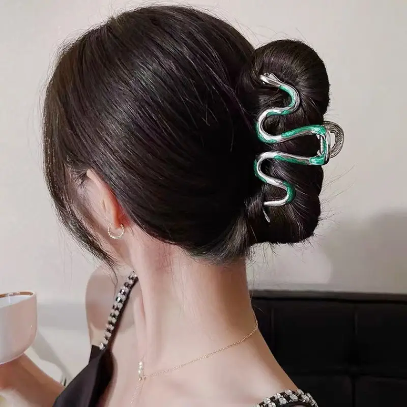 European Snake Grip Clip Female Summer Hairpin - Image 3