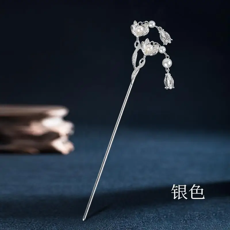 21# Antique Hairpin-Silver