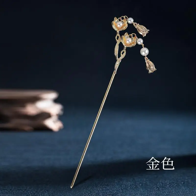 20# Antique Hairpin-Gold
