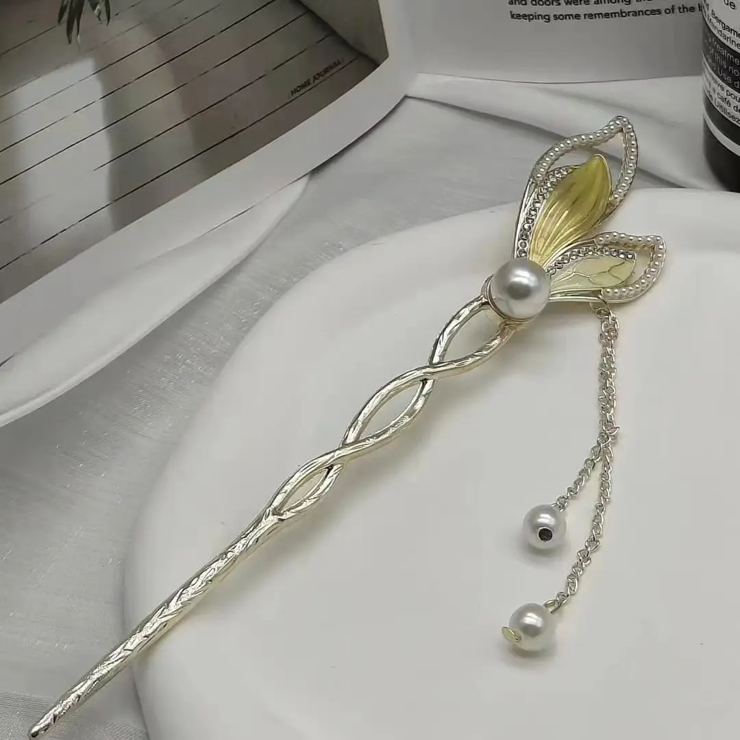 Pisces tail Pearl hairpin